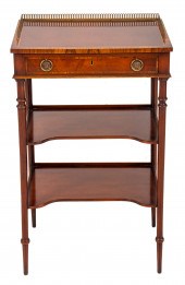 NEOCLASSICAL INLAID MAHOGANY S