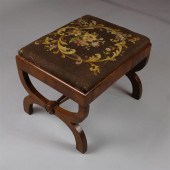 NEOCLASSICAL MAHOGANY CURULE F
