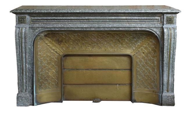 NEOCLASSICAL MARBLE FIREPLACE