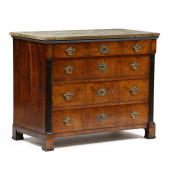 NEOCLASSICAL MARBLE TOP COMMOD