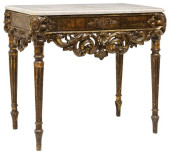 NEOCLASSICAL MARBLE-TOP GILTWO