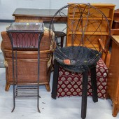 NEOCLASSICAL METAL PLANT STAND