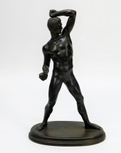 NEOCLASSICAL NUDE MALE BRONZE
