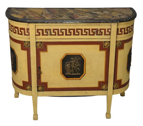 NEOCLASSICAL PAINT DECORATED