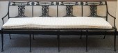 NEOCLASSICAL PAINTED METAL FOU