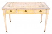 NEOCLASSICAL PAINTED WOOD WRIT