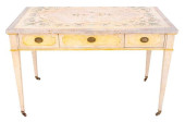 NEOCLASSICAL PAINTED WOOD WRIT