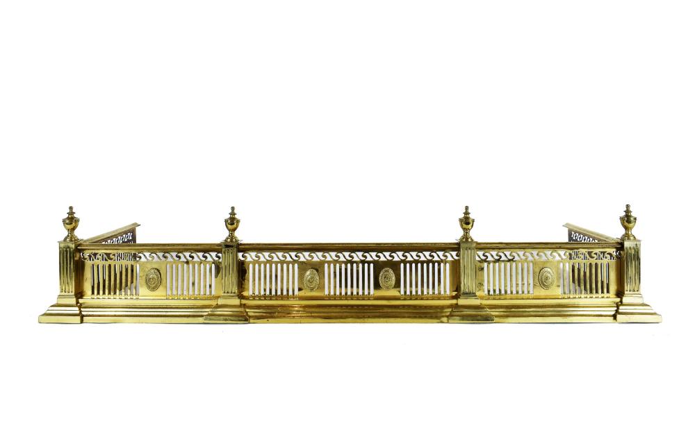 NEOCLASSICAL PIERCED BRASS FIRE