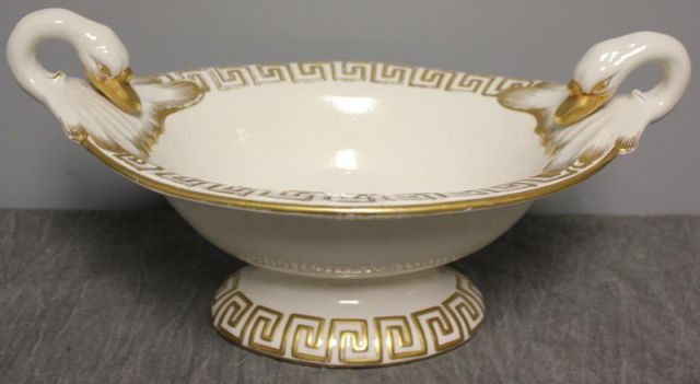 Neoclassical Porcelain Compote with