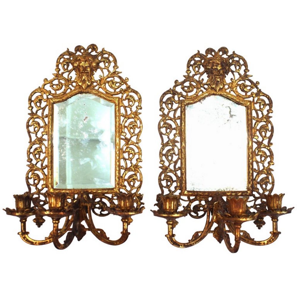 NEOCLASSICAL REVIVAL GILT GIRANDOLE