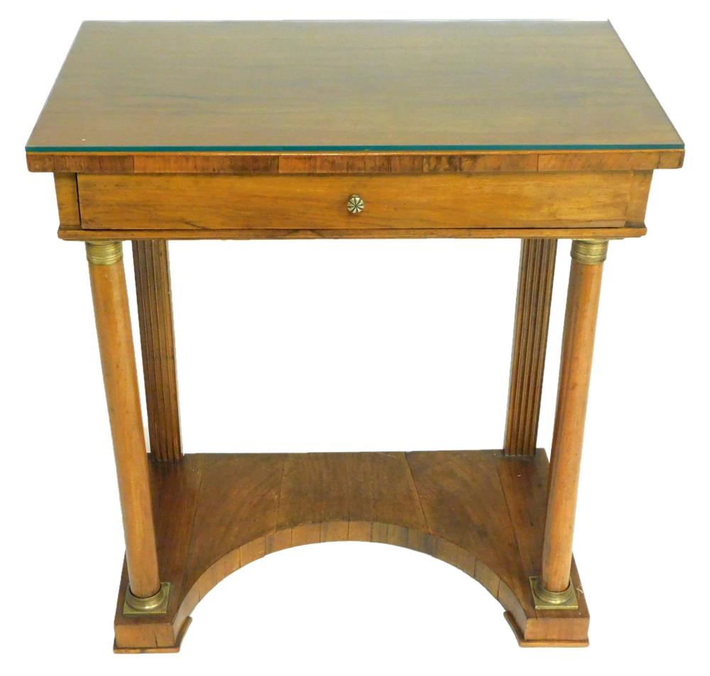NEOCLASSICAL SINGLE DRAWER STAND