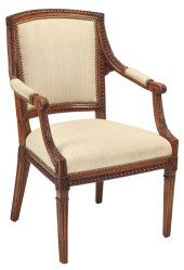 NEOCLASSICAL STYLE BEIGE-UPHOL