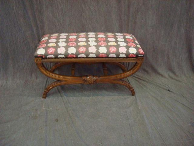 Neoclassical Style Bench. From a