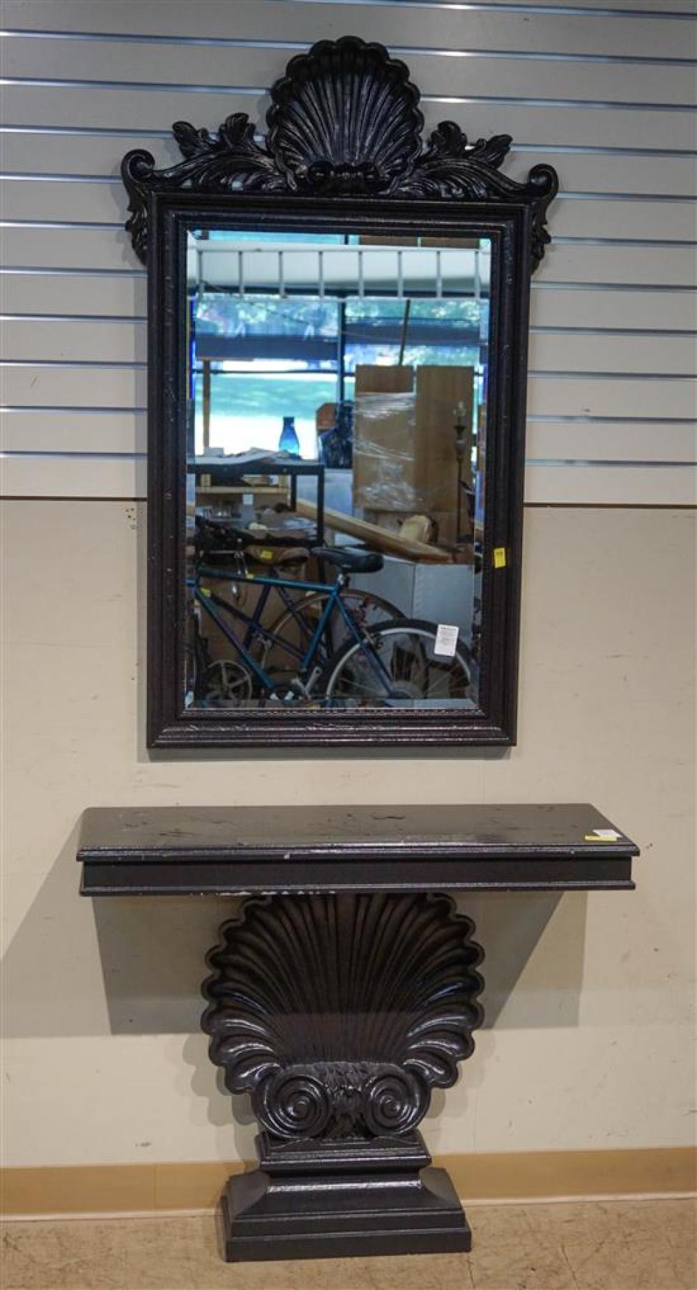 NEOCLASSICAL STYLE BLACK PAINTED