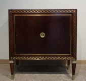 NEOCLASSICAL STYLE BRASS INLAI