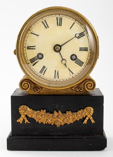 NEOCLASSICAL STYLE BRASS MANTEL