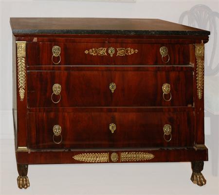 Neoclassical Style Brass Mounted