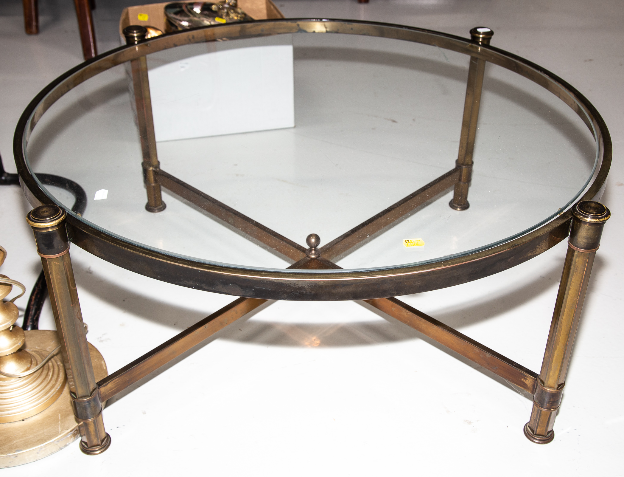 NEOCLASSICAL STYLE BRASS ROUND