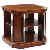 NEOCLASSICAL STYLE BURL WOOD S