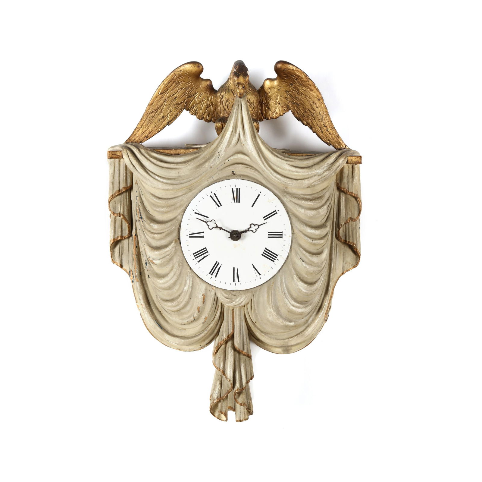 NEOCLASSICAL STYLE CARVED EAGLE AND
