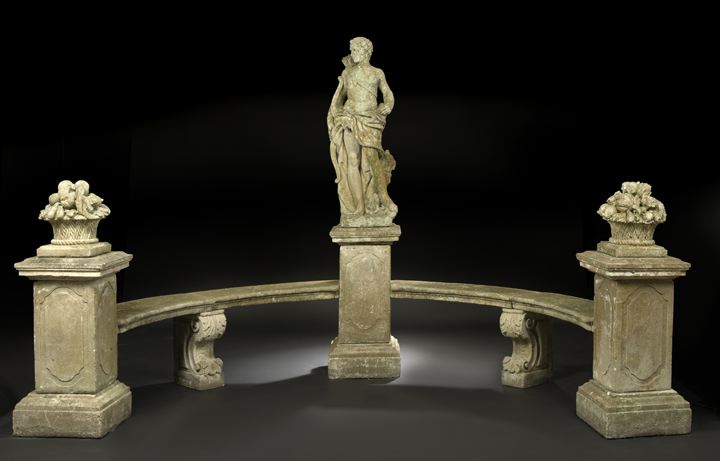 Neoclassical-Style Cast-Stone
