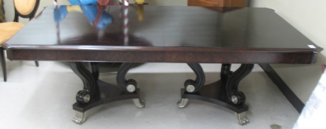NEOCLASSICAL STYLE DINING TABLE AND