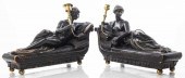 NEOCLASSICAL STYLE FIGURAL CAN