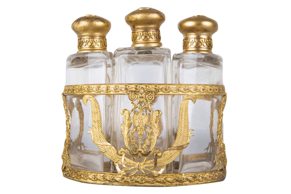 NEOCLASSICAL STYLE GILT BRASS
