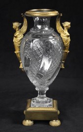 Neoclassical style gilt bronze