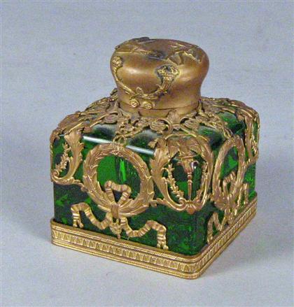Neoclassical style gilt bronze