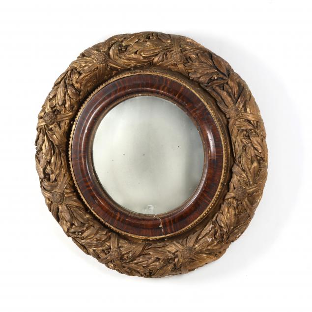 NEOCLASSICAL STYLE GILT BULLSEYE