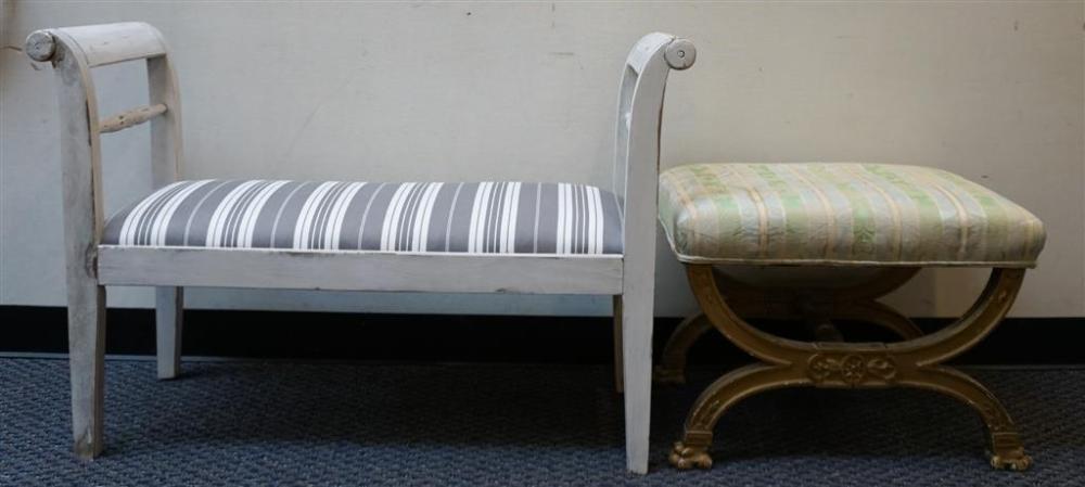 NEOCLASSICAL STYLE GILT DECORATED