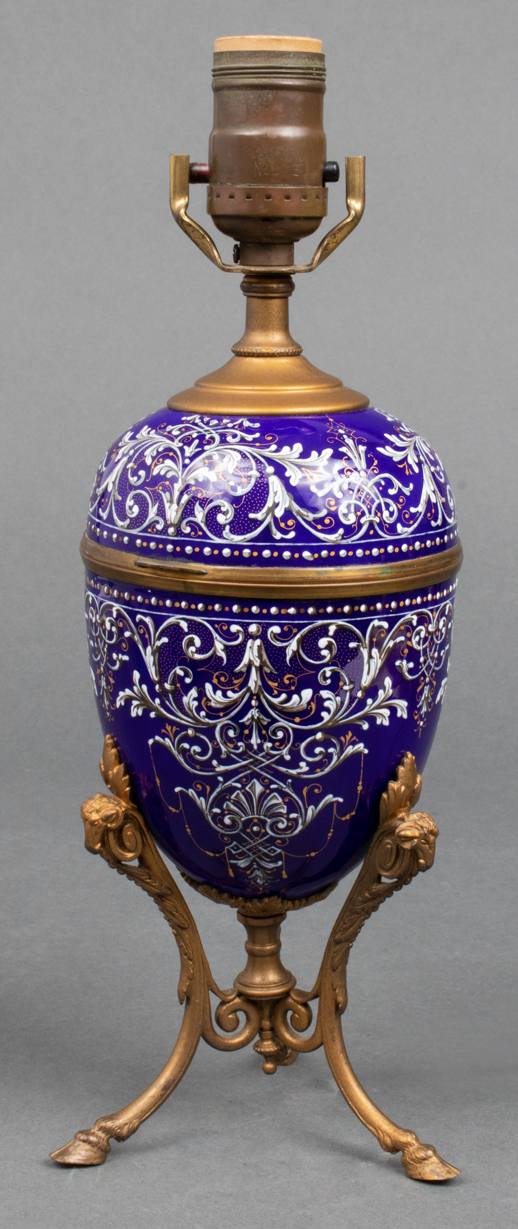 NEOCLASSICAL STYLE GILT METAL AND