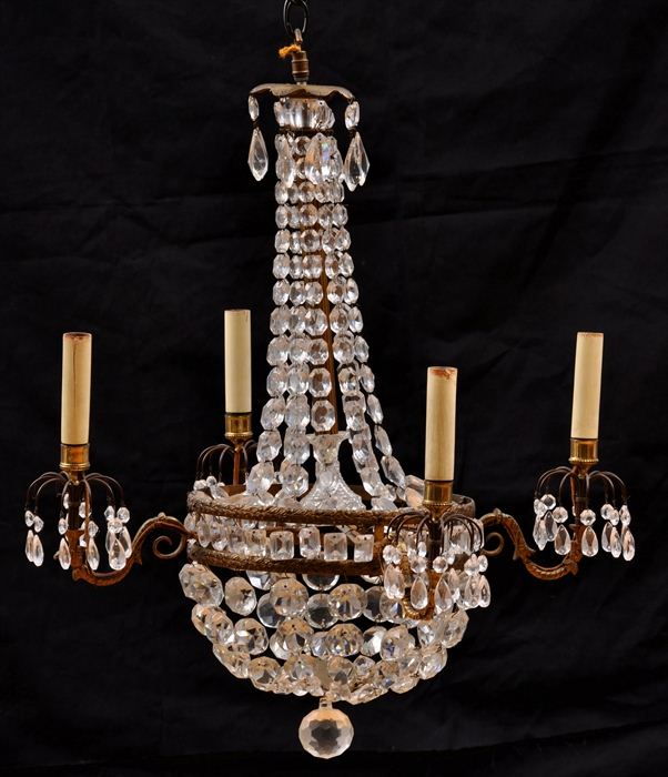 NEOCLASSICAL-STYLE GILT-METAL AND