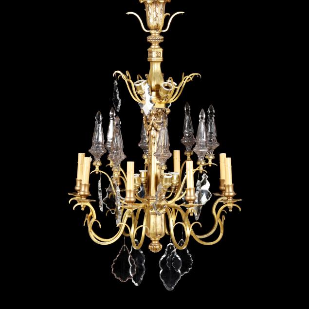 NEOCLASSICAL STYLE GILT SIXTEEN