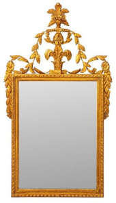 NEOCLASSICAL STYLE GILT WOOD B