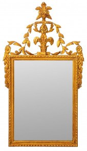 NEOCLASSICAL STYLE GILT WOOD B