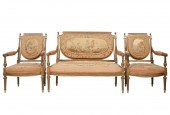 NEOCLASSICAL-STYLE GILTWOOD AN