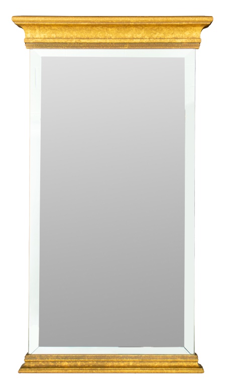 NEOCLASSICAL STYLE GILTWOOD BEVELED