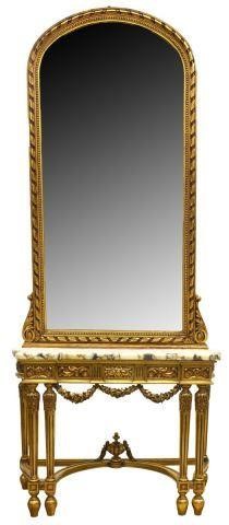 NEOCLASSICAL STYLE GILTWOOD CONSOLE