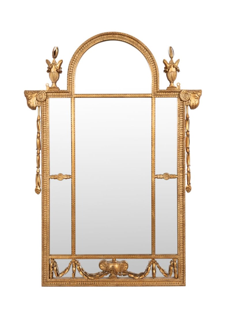 NEOCLASSICAL STYLE GILTWOOD RAMS'