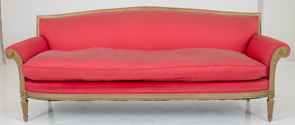 NEOCLASSICAL STYLE GOLD-PAINTED