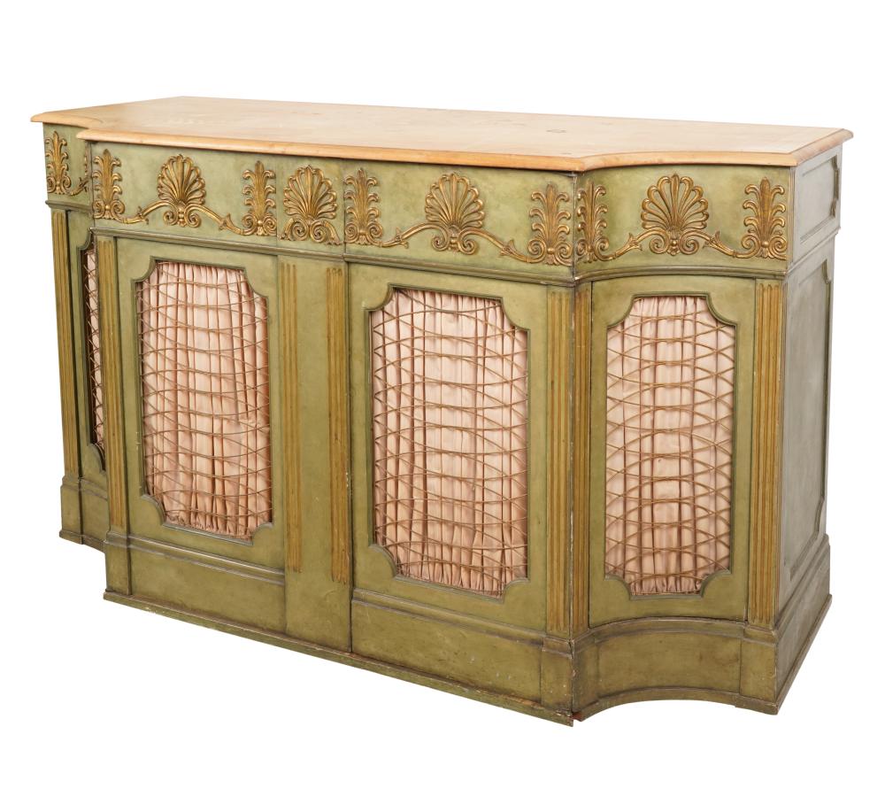 NEOCLASSICAL-STYLE GREEN AND