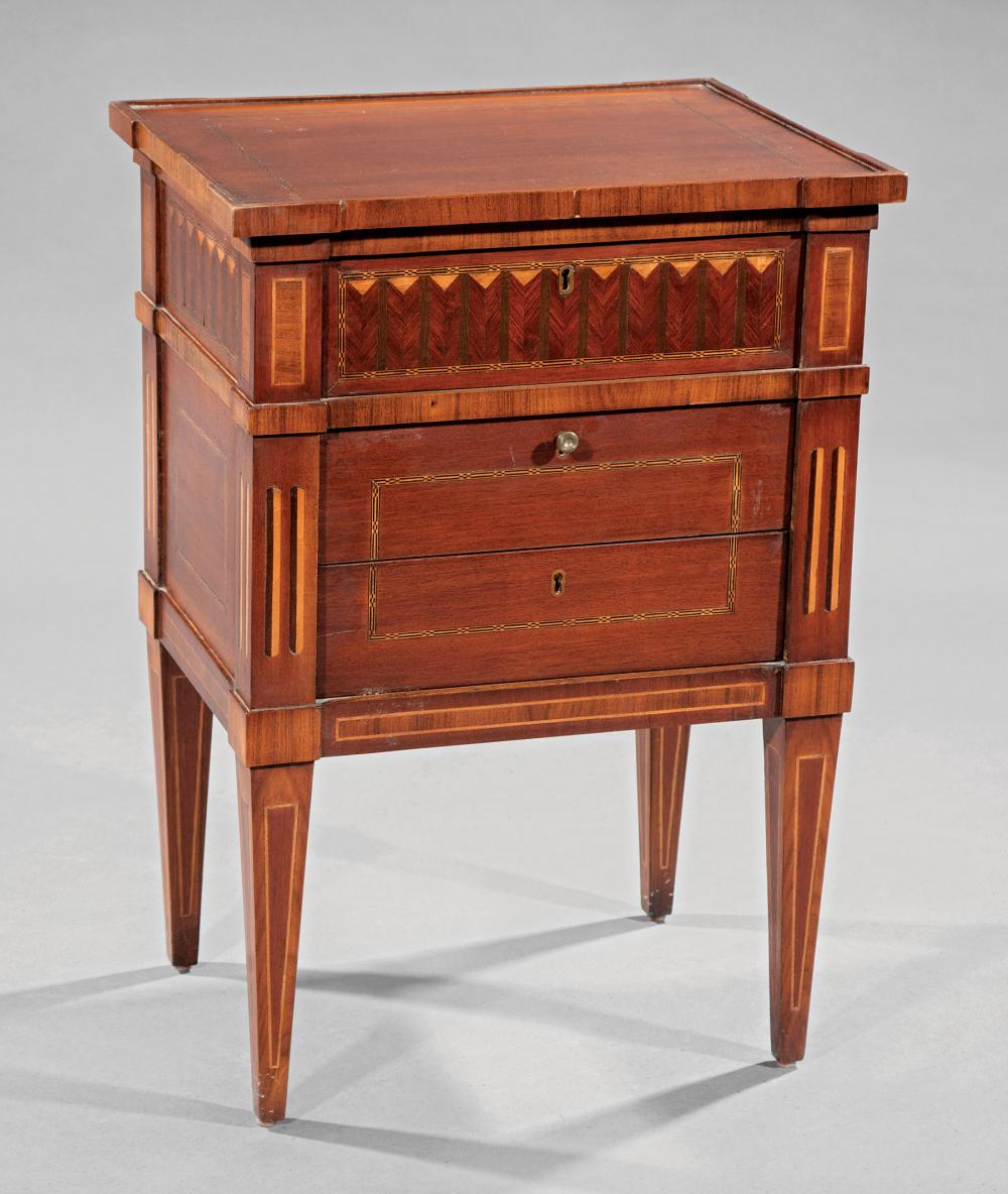 NEOCLASSICAL-STYLE INLAID WALNUT