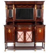 NEOCLASSICAL STYLE MAHOGANY BR