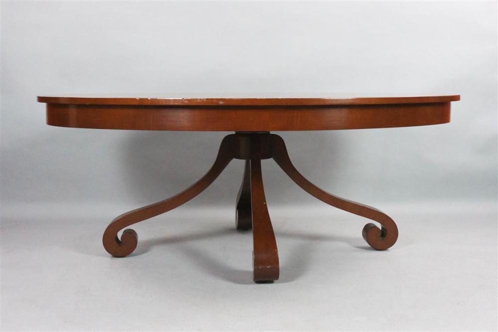 NEOCLASSICAL STYLE MAHOGANY OVAL