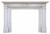NEOCLASSICAL STYLE MARBLE FIRE