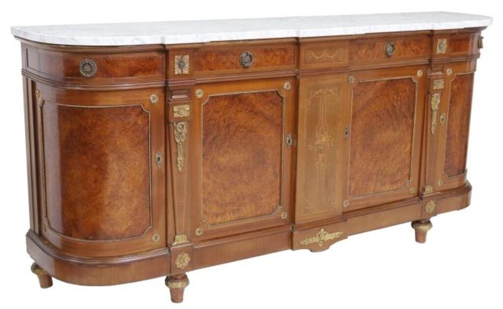 NEOCLASSICAL STYLE MARBLE-TOP