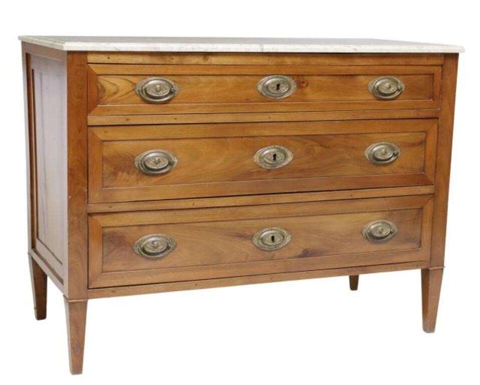 NEOCLASSICAL STYLE MARBLE-TOP