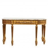 NEOCLASSICAL STYLE MARBLE TOP